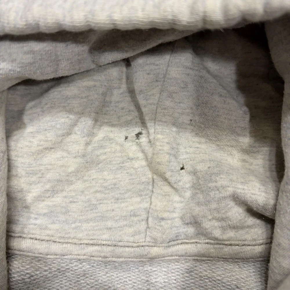 True Religion Mens 2XL Gray World Tour Horseshoe Full Zip Hoodie Jacket ws